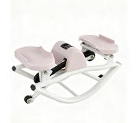 Rock Stepper Exercise Machine, Low-Impact Side-to-Side Stepper for Full-Body Cardio & Core Workout, Home Gym Equipment with Mat orange