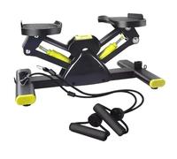 Rock Stepper Exercise Machine, Side To Side Low Impact Stair Stepper With Resistance Bands, LCD Monitor & Hydraulic Mute System For Home Gym Cardio Workout(Green)