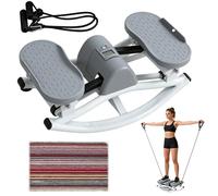 Rock Stepper, HOVCEH Exercise Stepper for Home Side to Side, Step Machine with Counting, Pull Cord, Cushion Pad, Mini Steppers for Gym Indoor Outdoor Office