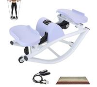 Rock Stepper Side To Side, Space-Saving Home Fitness Machine For Whole Body Training, Quiet Operation & Non-Slip Pedals, Lightweight With Rolling Wheels, Multiple Colors(Purple)