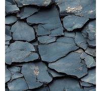 Rock Stone Wall Peel and Stick Wallpaper 0.45×3 m Removable Self Adhesive Gray Stacked Stones Contact Paper Sticky Back Thicken Waterproof Matte Wall Paper for Living Room Bedroom Furniture Decorate