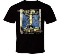 Rock Style Sepultura Roots 1996 T Shirt Black L