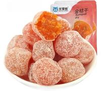 Rock sugar dried kumquat, natural dried kumquat, sweet and sour kumquat 168g/5.93oz, frosted kumquat, healthy preserved fruit snacks, instant nutritious dried fruit, leisure snacks, Dim sum (500g)