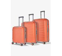Rock Luggage Sunwave Set of 3 Suitcases Peach