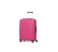 Rock Sunwave Medium 78/90L Expandable Suitcase - Pink | Built for Adventure - Impact-Resistant Material - Telescopic Handle - 8 Smooth Wheels - TSA Lock - 66x46x30/34.5cm - 4.1kg