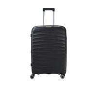 Rock Sunwave - Suitcase Expandable Hard-Shell 4 Spinner Wheels - Black - Large