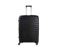 Rock Sunwave - Suitcase Expandable Hard-Shell 4 Spinner Wheels - Black - Small