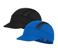 ROCK TAKIN Cycling Cap for Men Women, Cooling Cycling Hat Under Helmet with Sun Visor Summer Skull Cap Helmet Liner Sun Protection Bike Hat - 2PCS