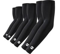 ROCK TAKIN UV Sun Protection Arm Sleeves for Men Women, UPF 50+ Cooling Sun Sleeves to Cover Arms Sports Compression Covers for Golf Baseball Football Work Running Cycling Driving - 3 Pairs