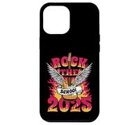Rock the School 2025 - Winged Guitar Back to School Case for iPhone 12 Pro Max