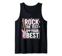 Rock The Test Academic Challenge Positive Message Tank Top