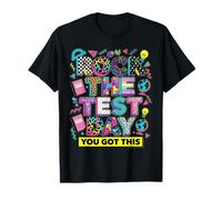 Rock The Test Day Retro 80s 90s Teacher Student T-Shirt