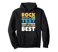 Rock The Test Don't Stress - Funny Testing Day Test Teacher Pullover Hoodie