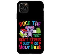 Rock the Test Don't Stress Just Do Your Best - Teacher Koala Case for iPhone 11 Pro Max
