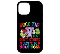 Rock the Test Don't Stress Just Do Your Best - Teacher Koala Case for iPhone 12 mini