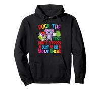 Rock the Test Don't Stress Just Do Your Best - Teacher Koala Pullover Hoodie