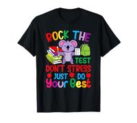 Rock The Test Don't Stress Just Do Your Best - Teacher Koala T-Shirt