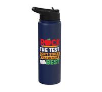 Rock The Test Don't Stress - Teacher Testing Stainless Steel Insulated Water Bottle