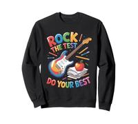 Rock The Test Educator Teaching Student School Test Day Sweatshirt
