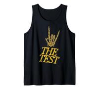 Rock The Test Skeleton Hand Distressed Tank Top