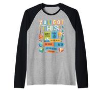 Rock The Test State Testing Teachers Standardized Exams Raglan Baseball Tee