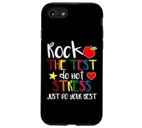 Rock The Test Teacher Test Day Testing Day Funny Teacher Case for iPhone SE (2020) / 7/8