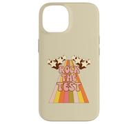 Rock The Test Testing Day Retro Teacher Stars Case for iPhone 14