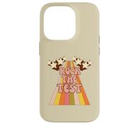 Rock The Test Testing Day Retro Teacher Stars Case for iPhone 14 Pro