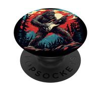 Rock the Wild with this Cool Guitar Bigfoot Costume PopSockets Adhesive PopGrip