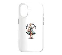 Rock the World Retro Pin Up Illustration Art Case for iPhone 17