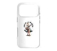 Rock the World Retro Pin Up Illustration Art Case for iPhone 17 Pro