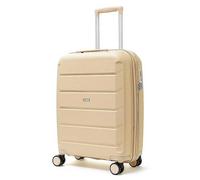 Rock Tulum 8 Wheel Small Cabin Suitcase White