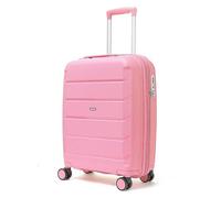 Rock Tulum 8 Wheel Small Cabin Suitcase White