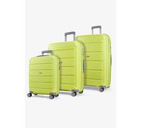 Rock Tulum Hardshell 3 Piece Luggage Set White