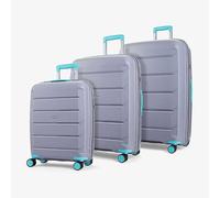 Rock Tulum Hardshell 3 Piece Luggage Set White