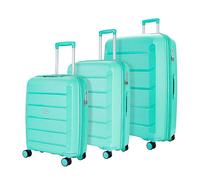 Rock Tulum Hardshell 3 Piece Luggage Set White