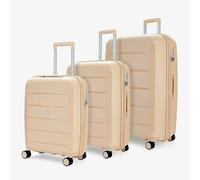 Rock Tulum Hardshell 3 Piece Luggage Set White