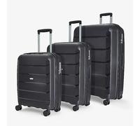 Rock Tulum Hardshell 3 Piece Luggage Set White