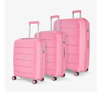 Rock Tulum Hardshell 3 Piece Luggage Set White