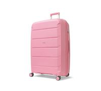 Rock Tulum Large 105/116L Expandable Hard Shell Suitcase - Bubblegum Pink