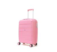 Rock Tulum Small 36/45L Expandable Hard Shell Suitcase - Bubblegum Pink