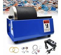 Rock Tumbler Kit - Professional Jewelry Polisher with Adjustable Speed, Strong Operating Power, Uniform Vibration & Low Noise for Metal Polishing