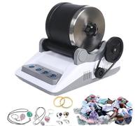 Rock Tumbler Machine for Kids - Electric Stone Polisher with Timer, Detachable Grinder & Complete Polishing Kit - Fun Educational Craft Activity