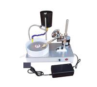 Rock Tumbler Machine, Small Precision Jewelry Stone Polishing Machine Forming Machine Gem Faceting Machine Dc Stepless Speed Gem Angle Grinder,for Grinding Polishing Drilling,Silver-Classic Display