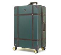 Rock Rock Vintage Suitcase Emerald Green Large Green