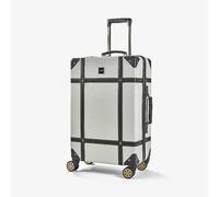 Rock Vintage 8 Wheel Medium Suitcase Cream