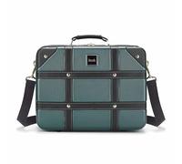 Rock Vintage Hard Shell Travel Vanity Case in Emerald Green - 1.3kg