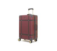Rock Luggage Vintage Suitcase Burgundy
