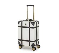 Rock Vintage Small 32L Hard Shell Suitcase - Cream