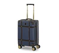 Rock Vintage Small 32L Hard Shell Suitcase - Navy